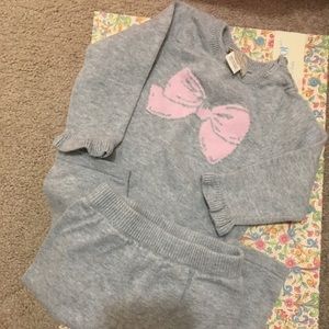 Kate spade baby girl set. Gray and pink. 6 months